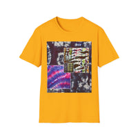 REGATTA ONE: Bold Tie Dye collage, Unisex Softstyle T-Shirt