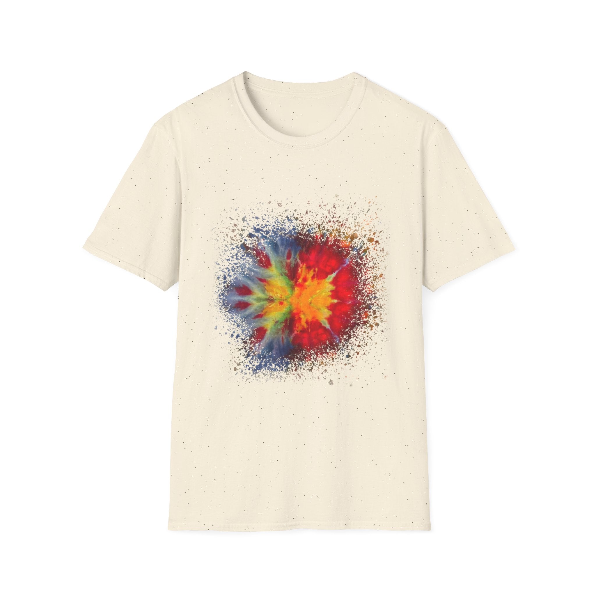 Supersonic 2:  Vibrant Splash Art Unisex T-Shirt, Colorful Tee, Casual Wear, Festival Shirt, Graphic Tee, Gift for Art Lovers