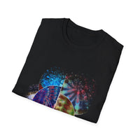 Tenacity 2:  Colorful Tie-Dye Unisex Softstyle T-Shirt, Casual Wear, Gift for Art Lovers, Summer Vibes, Festival Clothing
