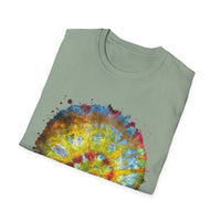 Habanero Helix 2:  Vibrant Tie-Dye Unisex T-Shirt, Retro Graphic Tee, Casual Wear, Unique Gift, Festival Fashion, Summer Apparel