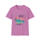 Momentum 2:  Colorful Abstract Unisex T-Shirt | Softstyle Tee for Casual Outings, Gifts, Festivals, Summer Vibes, Daily Wear