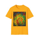 HABANERO HELIX: Rich, bright and Colorful Tie-Dye Unisex Softstyle T-Shirt, Retro Vibe Tee, Festival Outfits, Gift for Teens, Summer Essentials, Casual Wear