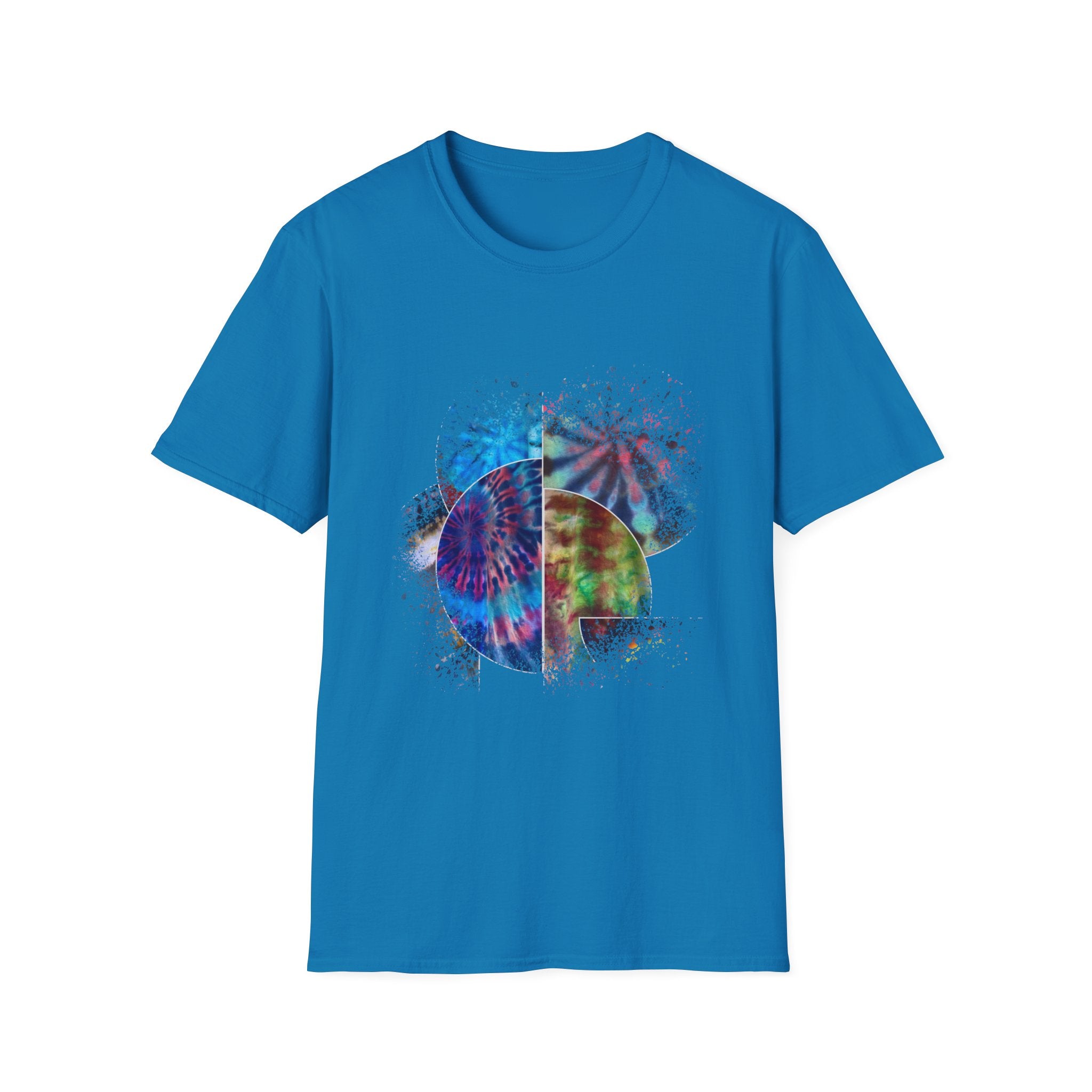 Tenacity 2:  Colorful Tie-Dye Unisex Softstyle T-Shirt, Casual Wear, Gift for Art Lovers, Summer Vibes, Festival Clothing