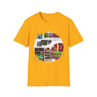 The Dilemma 2:  Colorful Collage Unisex Softstyle T-Shirt - Vibrant Art Tee, Casual Wear, Unique Gift, Graphic Tee, Everyday Essentials, Trendy Fashion