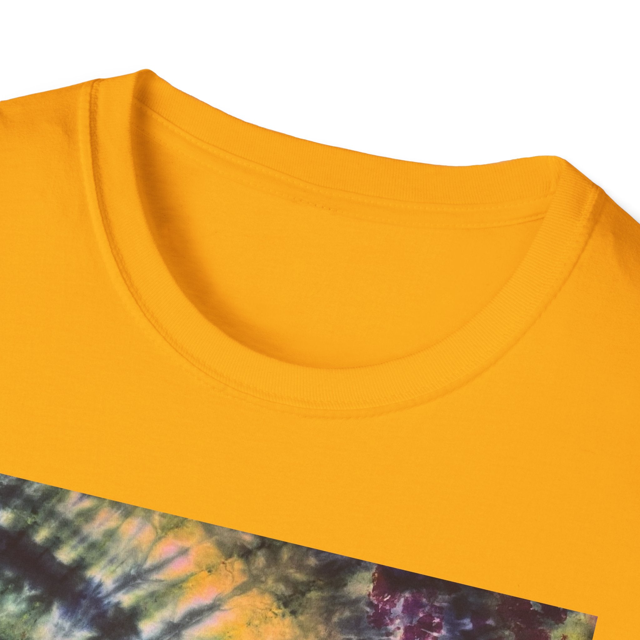 SMASH PARTY: Edgy quarter swirl vibe Tie-Dye Unisex T-Shirt - Boho Style, Summer Vibes, Festival Wear, Beach Party Outfit, Unique Gift Idea