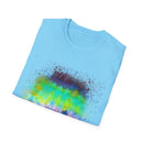 Sidewinder Showdown 2:  Vibrant Artistic Drip T-Shirt, Colorful Graphic Tee, Unisex Rainbow Shirt, Casual Wear, Gift for Art Lovers, Summer Fashion