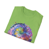 Dragonfly Destiny 2:  Colorful Tie-Dye Unisex T-Shirt, Boho Shirt, Casual Wear, Summer Style, Gift for Her, Festival Fashion, Spiritual Outfit