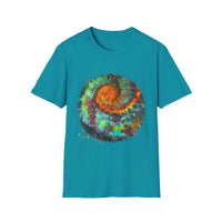 Whiplash 2:  Vibrant Spiral Tie-Dye Unisex T-Shirt, Soft Tee, Colorful Casual Tee, Summer Style shirt, Eco-friendly Gift, Festival Wear