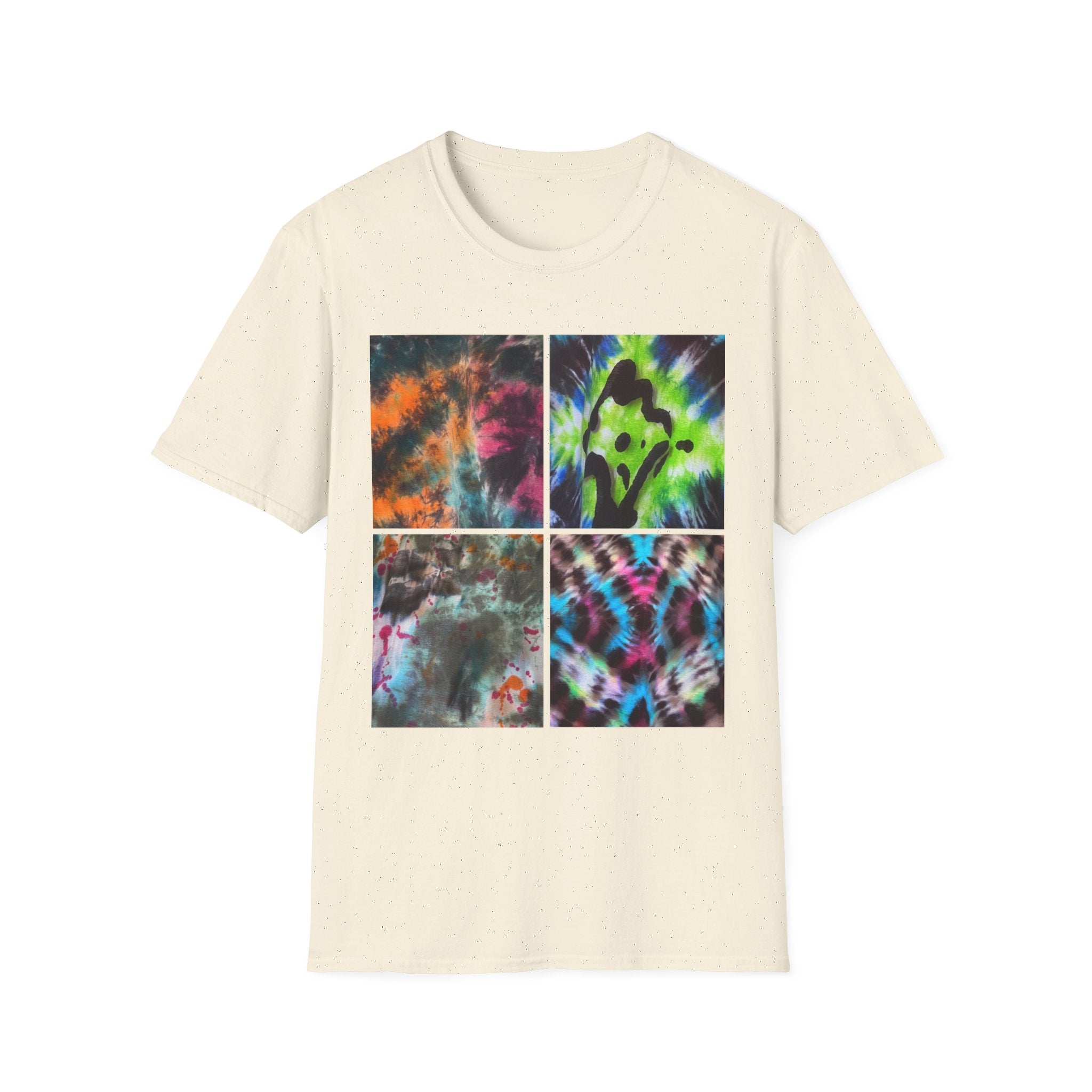 THE VICEROY: Unisex Tie-Dye collage T-Shirt, Vibrant Fashion Tee, Summer Wardrobe Essential, Festival Wear, Gift for Creative Souls, Casual Everyday Tee