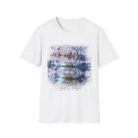 LILAC INFUSION:  Nature inspired Tie-Dye Unisex Softstyle T-Shirt - Boho Chic, Casual Wear, Summer Essential, Festival Outfit, Unique Gift