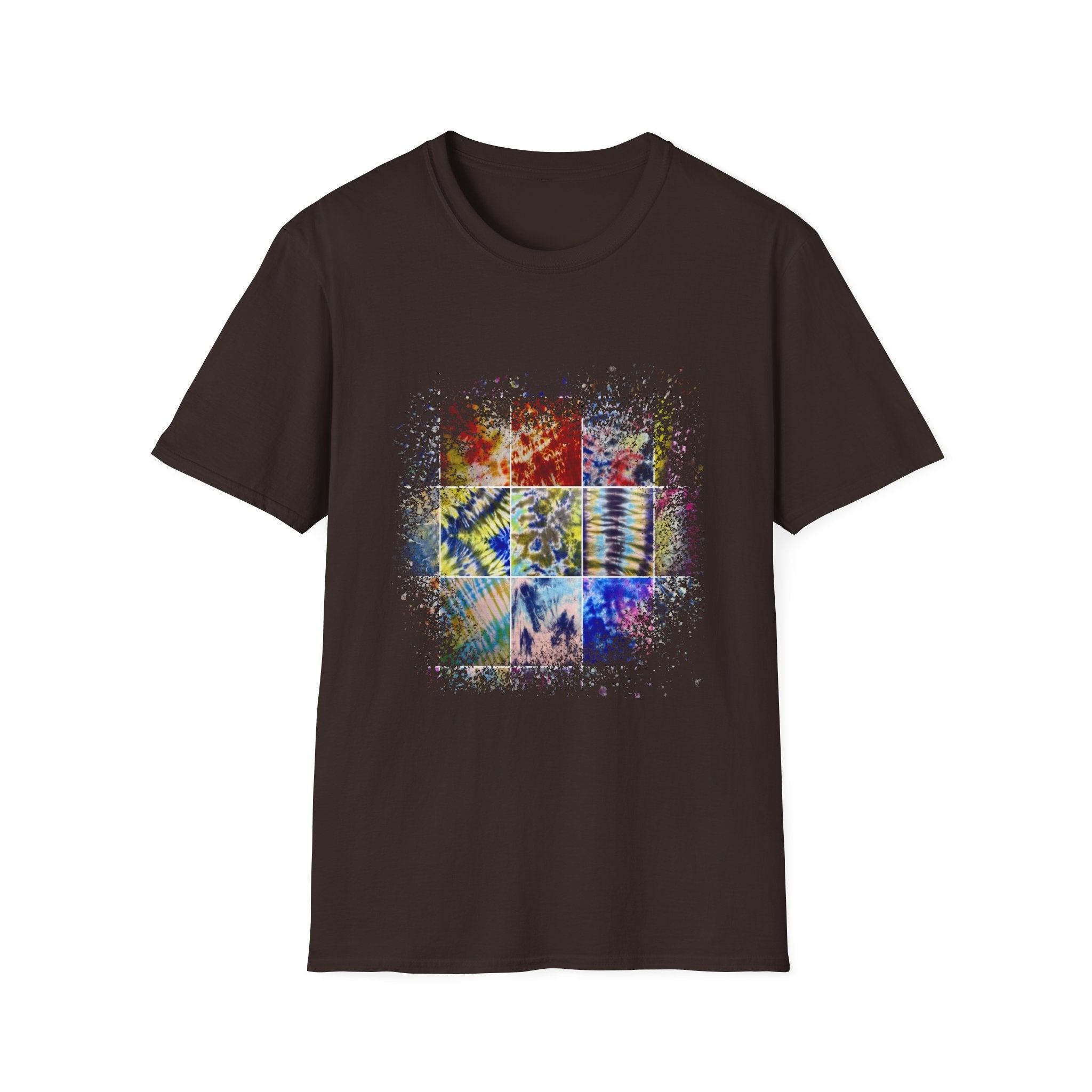 The Scramble 2:  Colorful Splash Unisex Softstyle T-Shirt, Casual Wear, Gift for Friends, Summer Fashion, Vibrant Art Tee
