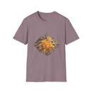 Eternal Starfire 2:  Boho Floral Snowy edge, Unisex T-Shirt - Cozy Casual Wear, Nature Lover Gift, Summer Vibes, Festival Attire, Everyday Comfort