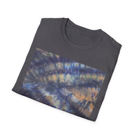 BLUE ON COPPER: Rebel Tie-Dye T-Shirt | Soft Cotton Tee, Festival Wear, Casual Outfit, Gift for Her, Eco-Friendly Apparel
