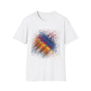 INTUITION:  Sunrise inspired, Vibrant Tie-Dye Unisex Softstyle T-Shirt | Comfortable Casual Wear, Gift Idea for Summer, Music Festivals, Retro Vibes, Unisex Apparel