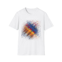 INTUITION:  Sunrise inspired, Vibrant Tie-Dye Unisex Softstyle T-Shirt | Comfortable Casual Wear, Gift Idea for Summer, Music Festivals, Retro Vibes, Unisex Apparel
