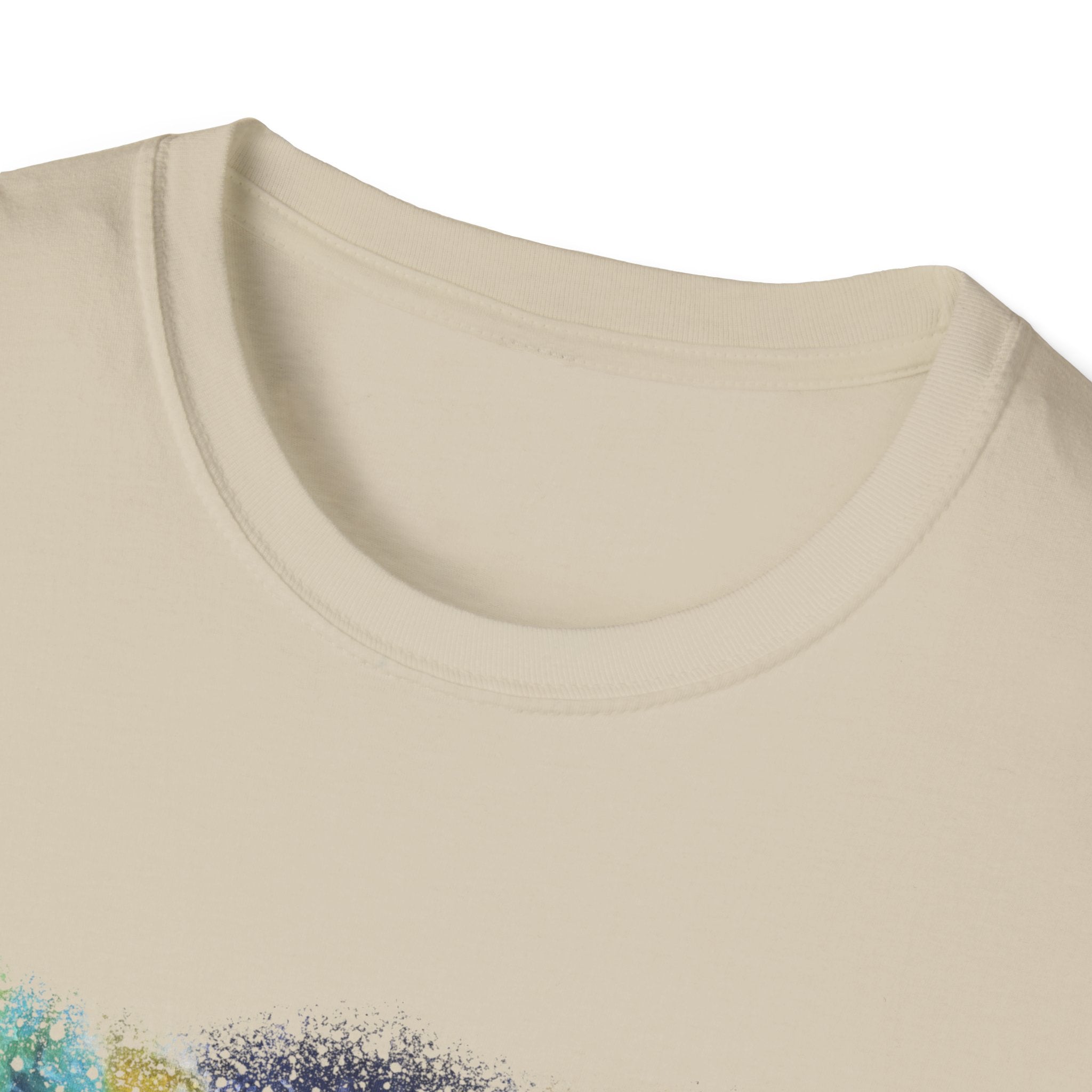 INFLECTION POINT: Monet style Colorful Tie-Dye Unisex Softstyle T-Shirt, Casual Wear, Festival Outfit, Art-Inspired, Everyday Fashion, Gift for Art Lovers