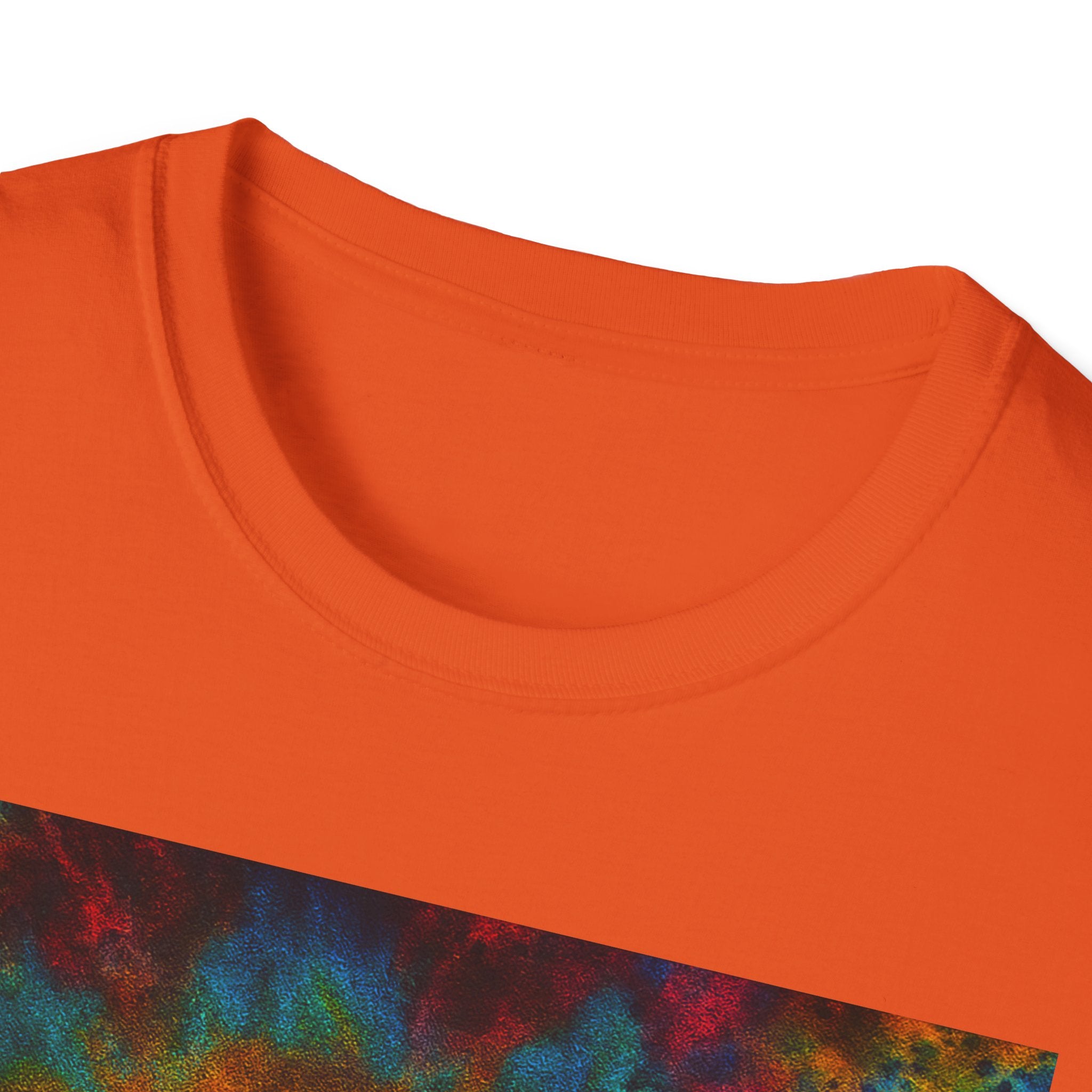HABANERO HELIX: Rich, bright and Colorful Tie-Dye Unisex Softstyle T-Shirt, Retro Vibe Tee, Festival Outfits, Gift for Teens, Summer Essentials, Casual Wear