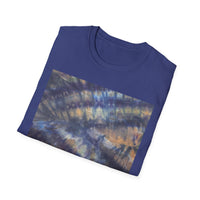 BLUE ON COPPER: Rebel Tie-Dye T-Shirt | Soft Cotton Tee, Festival Wear, Casual Outfit, Gift for Her, Eco-Friendly Apparel