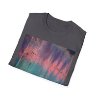 MOMENTUM: Northern Lights inspired, Edgy, Vibrant Tie-Dye Unisex T-Shirt, Softstyle Tee for Summer, Casual Wear, Fashion Statement, Gift for Friends, Festival Outfit, Relaxed Fit
