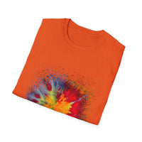Supersonic 2:  Vibrant Splash Art Unisex T-Shirt, Colorful Tee, Casual Wear, Festival Shirt, Graphic Tee, Gift for Art Lovers