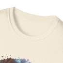 Bravado 2:  Colorful Tie-Dye Unisex Softstyle T-Shirt with Abstract Design, Perfect for Festivals, Casual Outings, Relaxed Days, Summer Vibes, and Gifts