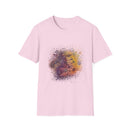 Amber Prerogative 2:  Colorful Splash Unisex Softstyle T-Shirt, Casual Wear, Gift for Art Lovers, Summer Fashion, Vibrant Graphic Tee
