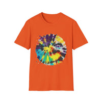 PARAGON 2: Splatter style, jubilee tie dye, Colorful Tie-Dye Unisex Softstyle T-Shirt, Boho Tee, Summer Fashion, Festival Wear, Casual Outfit, Gift Idea