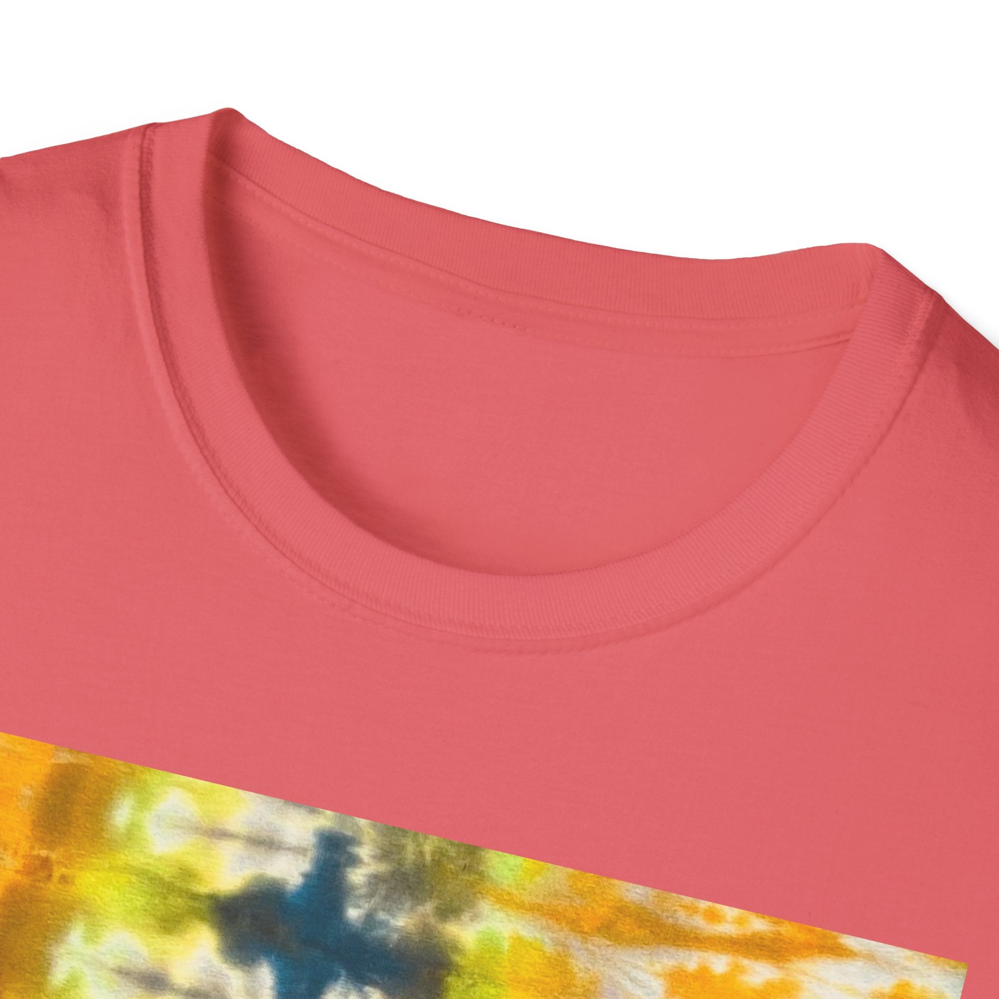 JACOBS LADDER: Bohemian Tie-Dye Unisex T-Shirt, Vibrant Summer Tee, Festival Apparel, Casual Wear, Unique Gift Idea for Friends