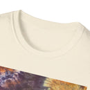 AMBER PREROGATIVE: Smash style Bohemian Tie-Dye T-Shirt, Unisex Casual Wear, Summer Festival Top, Gift for Music Lovers, Eco-Friendly Fashion