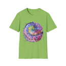 Dragonfly Destiny 2:  Colorful Tie-Dye Unisex T-Shirt, Boho Shirt, Casual Wear, Summer Style, Gift for Her, Festival Fashion, Spiritual Outfit