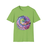 Dragonfly Destiny 2:  Colorful Tie-Dye Unisex T-Shirt, Boho Shirt, Casual Wear, Summer Style, Gift for Her, Festival Fashion, Spiritual Outfit