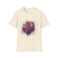 Fantasia 2:  Vibrant Splash Drip Art T-Shirt, Artistic Tee, Unisex Graphic Shirt, Trendy Casual Wear, Unique Gift for Art Lovers