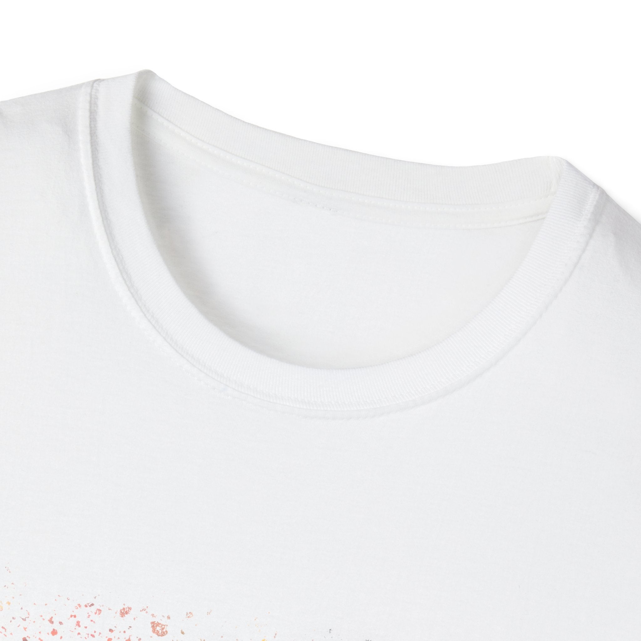 Fifth Dimension 2:  Cool Splash Art Unisex Softstyle T-Shirt, Colorful Tee, Casual Wear, Birthday Gift, Art Lover Shirt, Graphic Tee