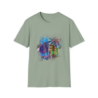 Tenacity 2:  Colorful Tie-Dye Unisex Softstyle T-Shirt, Casual Wear, Gift for Art Lovers, Summer Vibes, Festival Clothing