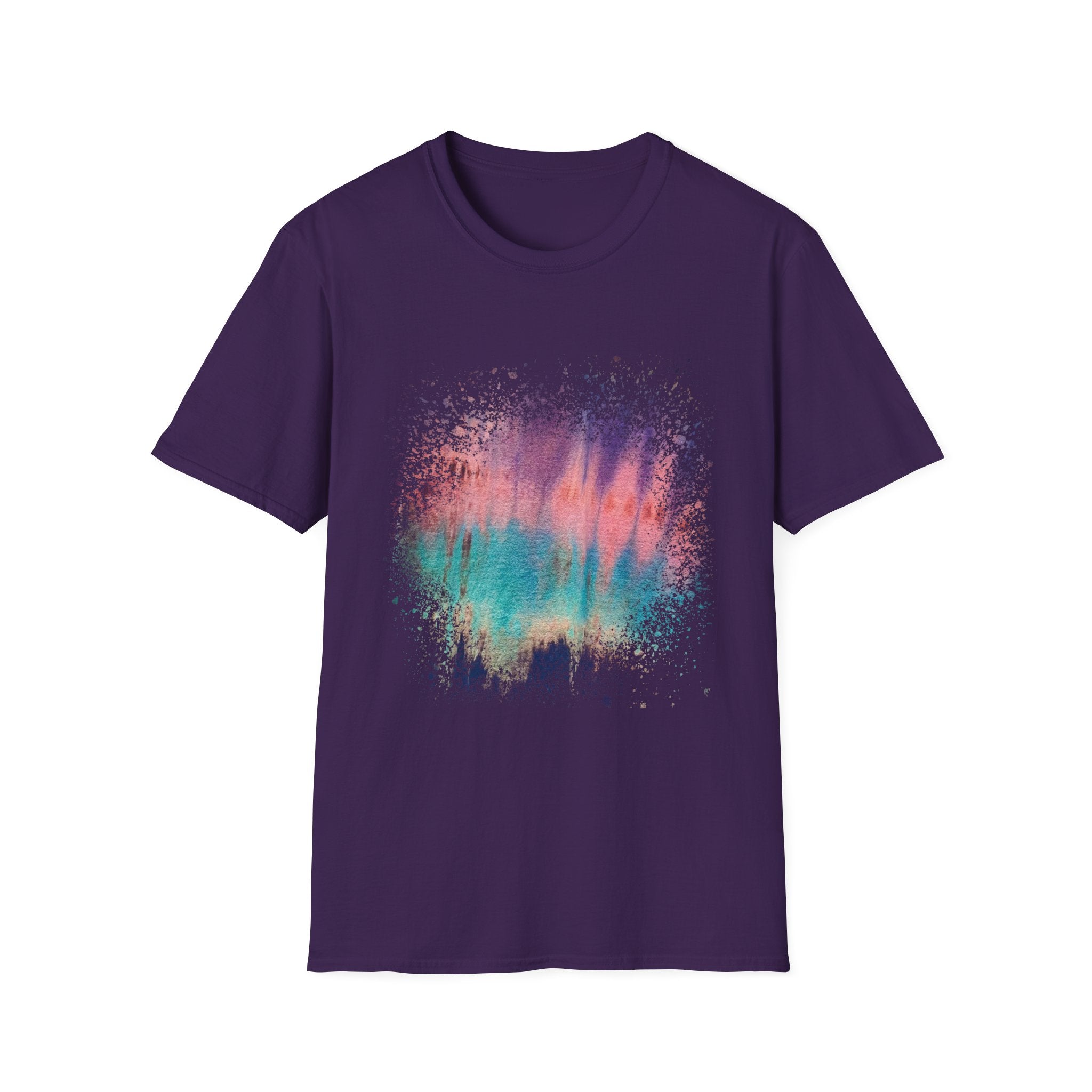 Momentum 2:  Colorful Abstract Unisex T-Shirt | Softstyle Tee for Casual Outings, Gifts, Festivals, Summer Vibes, Daily Wear