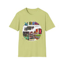 The Dilemma 2:  Colorful Collage Unisex Softstyle T-Shirt - Vibrant Art Tee, Casual Wear, Unique Gift, Graphic Tee, Everyday Essentials, Trendy Fashion