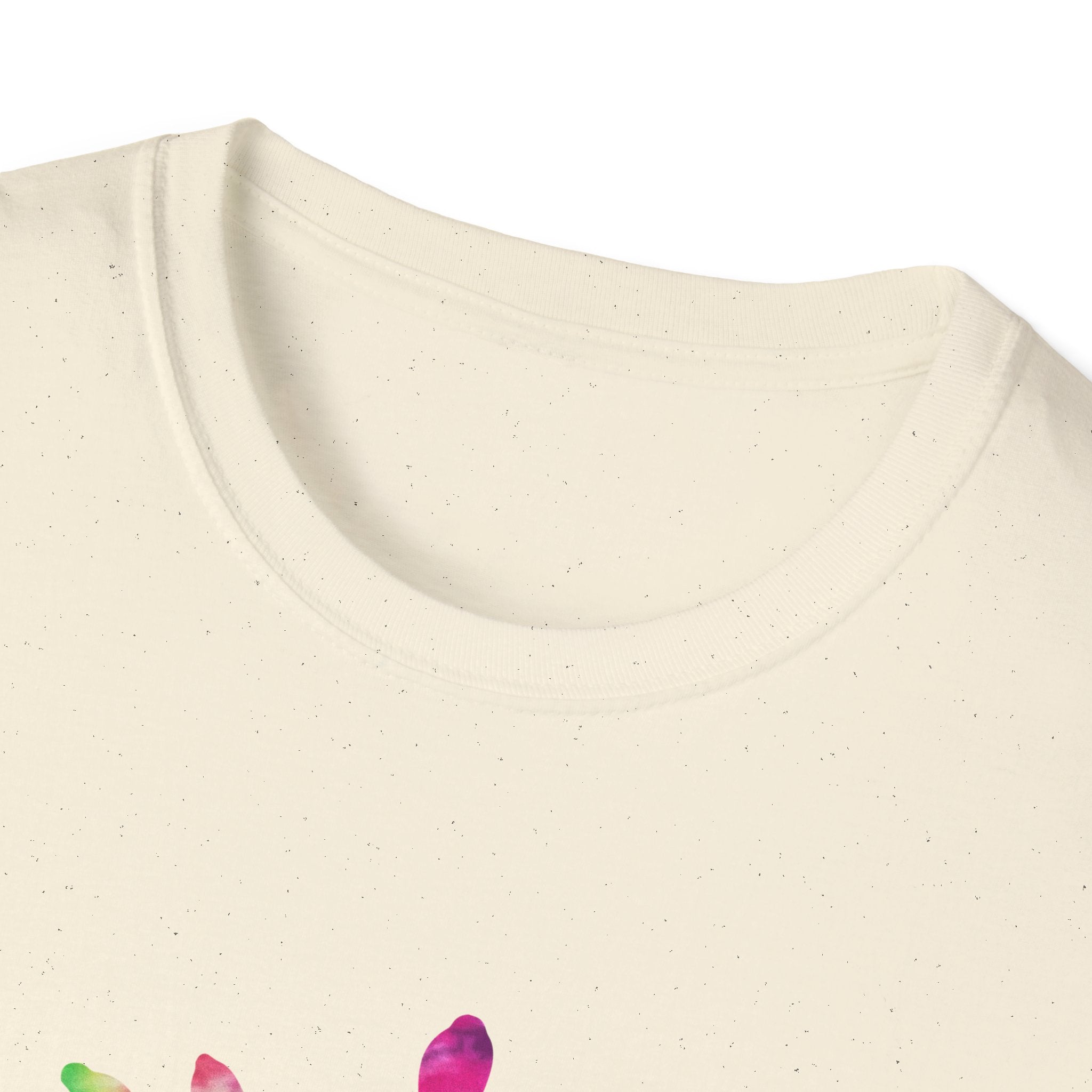 Neon Discovery 2:  Colorful Tie-Dye Splash Unisex Softstyle T-Shirt, Casual Tee, Summer Vibes, Festival Wear, Everyday Comfort, Gift Idea