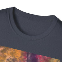 JUPITER JEWEL: Galaxy inspired, Colorful Tie-Dye Unisex Softstyle T-Shirt | Vibrant Casual Wear, Summer Vibes, Festival Gear, Everyday Comfort, Unique Gift