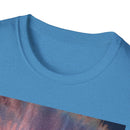 MOMENTUM: Northern Lights inspired, Edgy, Vibrant Tie-Dye Unisex T-Shirt, Softstyle Tee for Summer, Casual Wear, Fashion Statement, Gift for Friends, Festival Outfit, Relaxed Fit