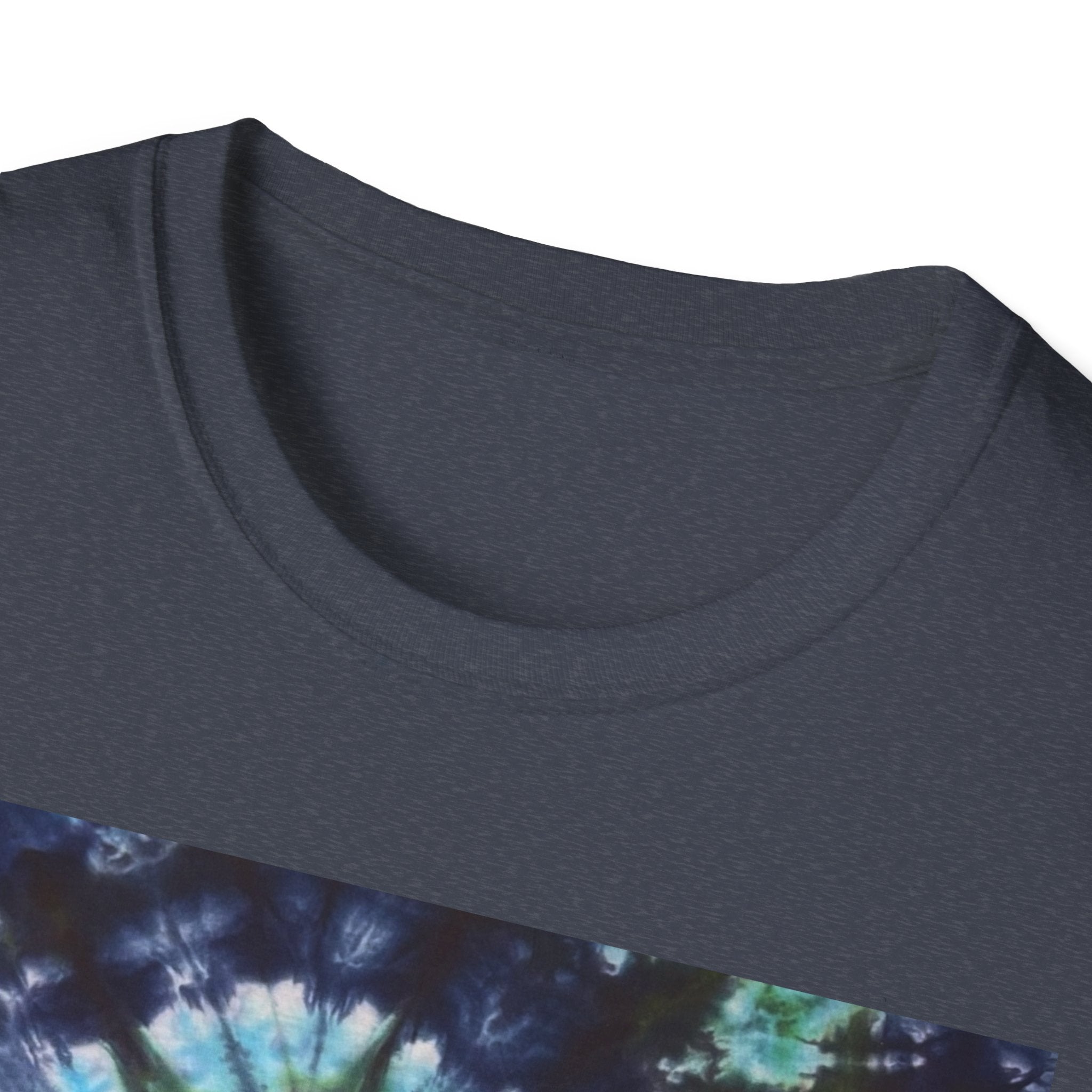 COBALT TORNADO: Tie-Dye Spiral Unisex T-Shirt, Bohemian Style Tee, Festival Apparel, Casual Wear, Gift for Him or Her