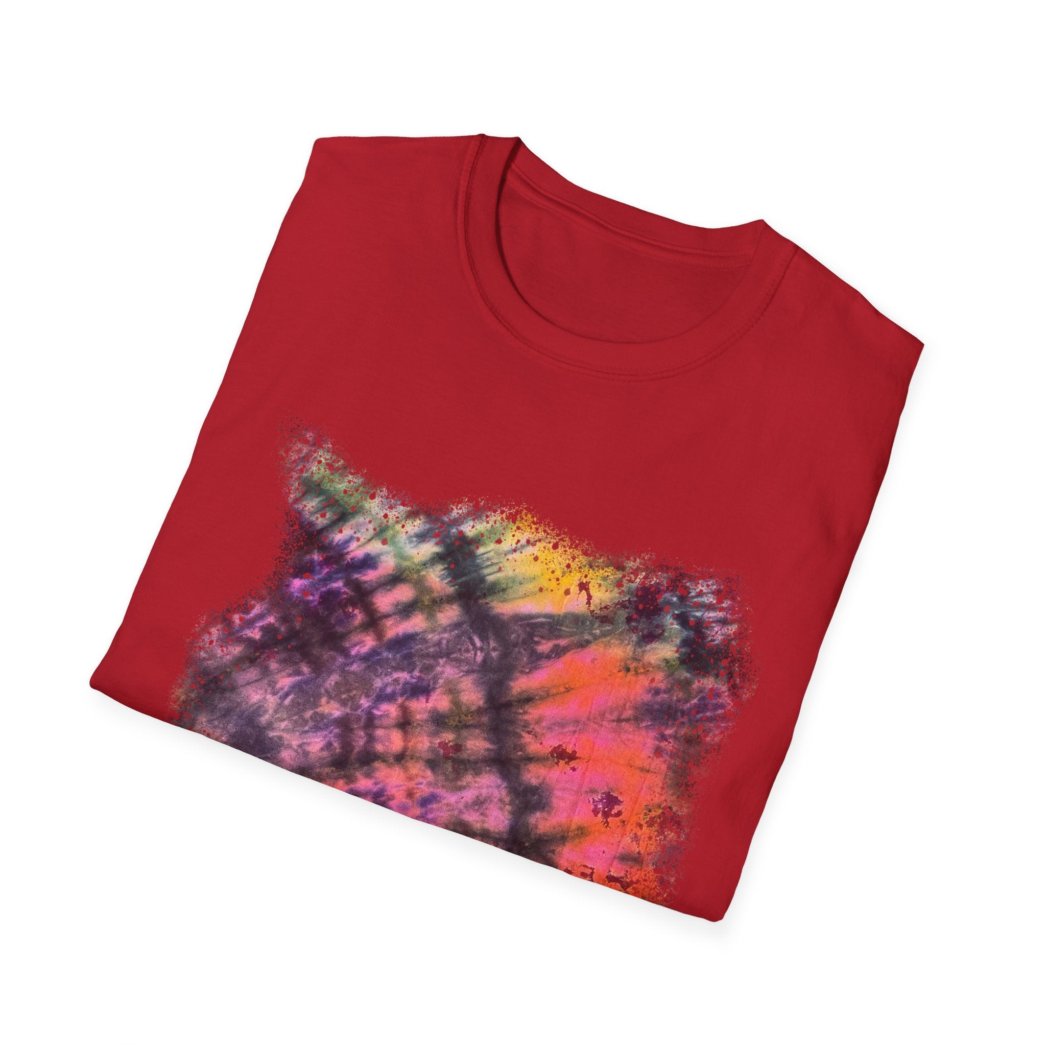 Smash Party 2:  Snowy edge Vibrant Tie-Dye Unisex T-Shirt - Perfect for Festivals, Casual Wear, Gift for Him/Her, Summer Outfits, Comfortable Fashion