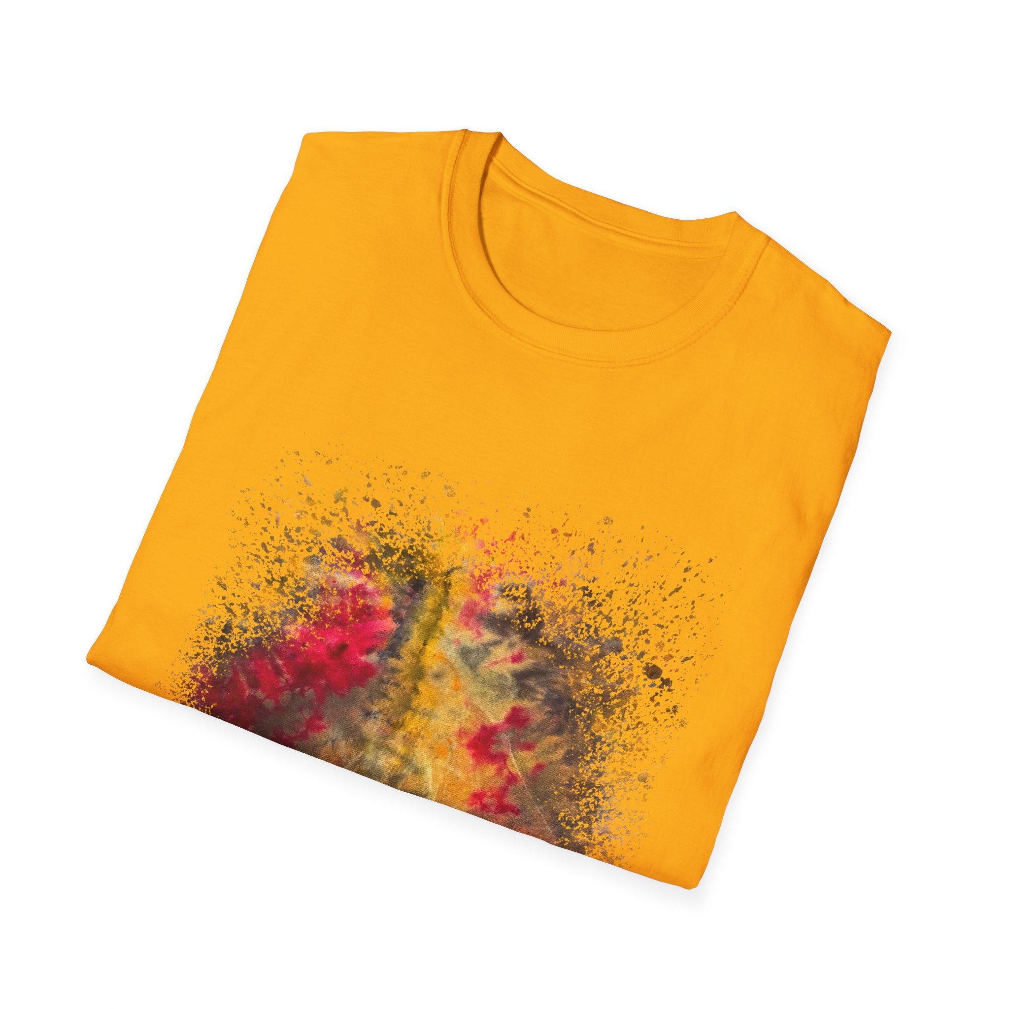 Sapphire Scorpion 2:  Fall Leaves Unisex Softstyle T-Shirt, Autumn Tee, Nature Lover Shirt, Gift for Her, Cozy Casual Wear