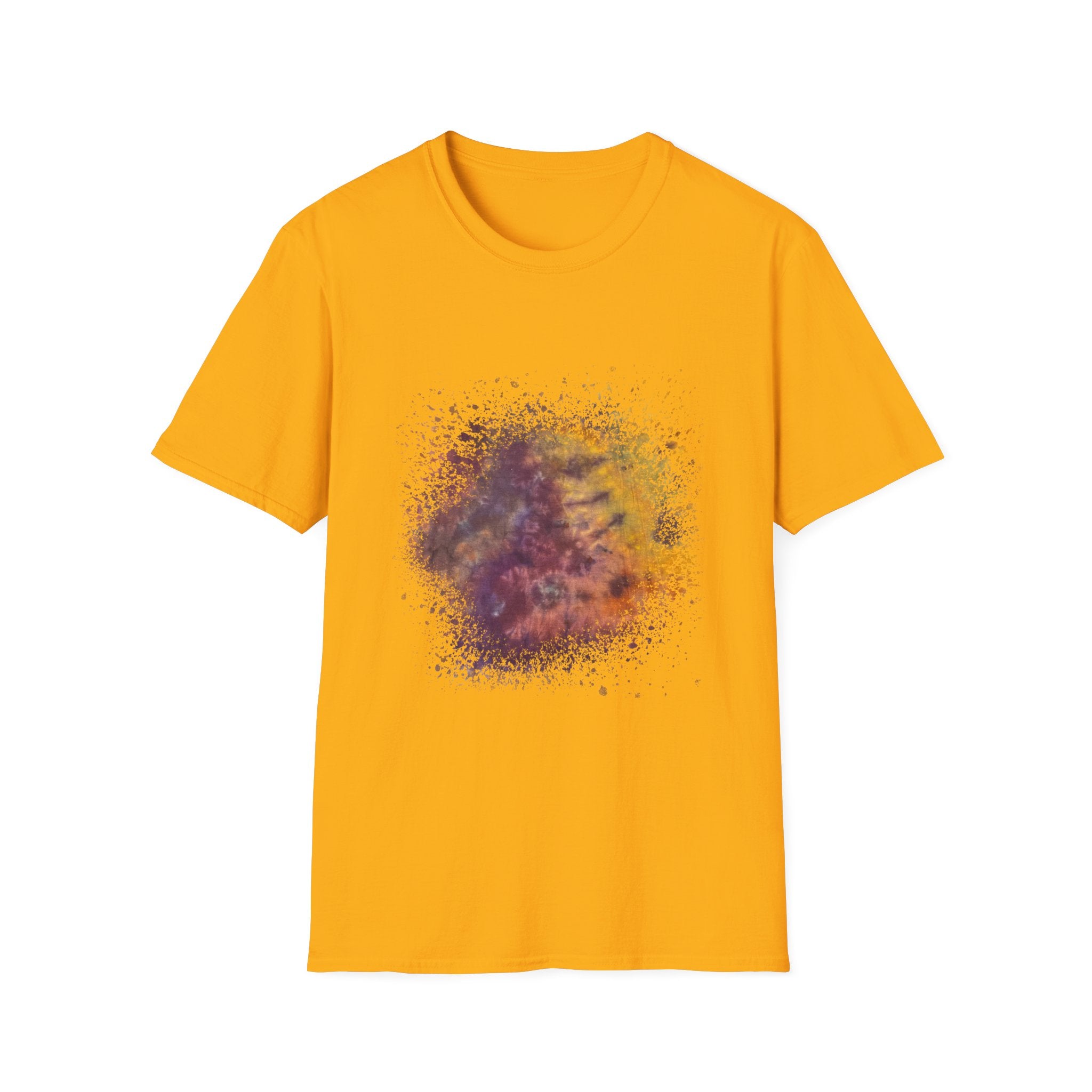 Amber Prerogative 2:  Colorful Splash Unisex Softstyle T-Shirt, Casual Wear, Gift for Art Lovers, Summer Fashion, Vibrant Graphic Tee