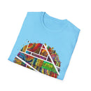 San Mateo Magic 2:  Vibrant Artistic Unisex T-Shirt, Colorful Graphic Tee, Trendy Casual Shirt, Unique Gift for Art Lovers, Summer Essential