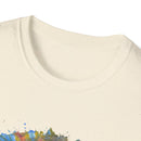 Watermelon Krush 2:  Colorful Spiral Tie-Dye Unisex Softstyle T-Shirt, Summer Vibes Shirt, Festival Apparel, Gift for Her, Boho Fashion