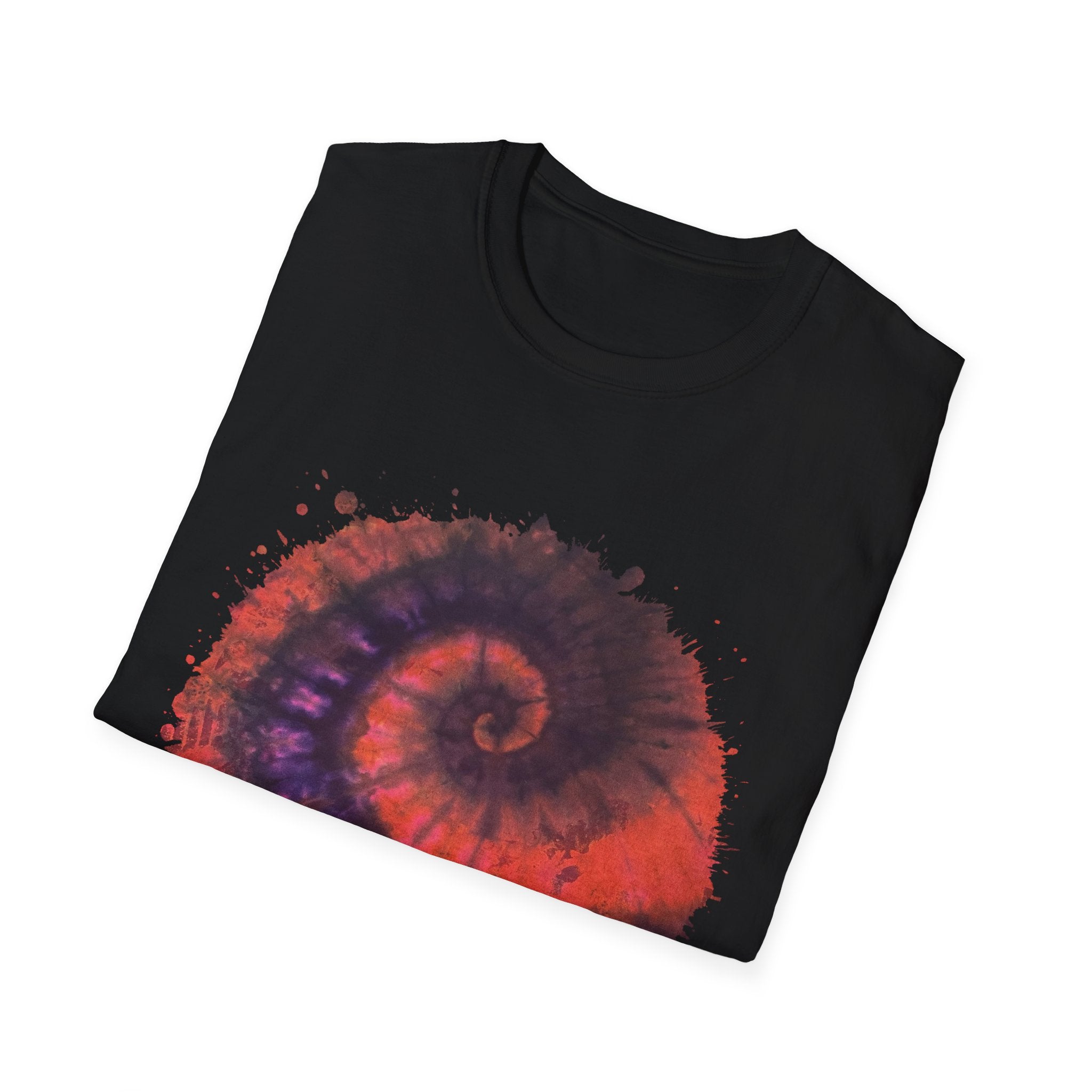 Powerball Bliss 2:  Whimsical Watercolor Spiral T-Shirt, Unisex Tee, Artistic Apparel, Casual Wear, Gift for Art Lovers, Unique Festival Outfit