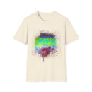 Sidewinder Showdown 2:  Vibrant Artistic Drip T-Shirt, Colorful Graphic Tee, Unisex Rainbow Shirt, Casual Wear, Gift for Art Lovers, Summer Fashion