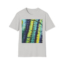 ALLIGATOR ALLEY: Reptile inspired, Vibrant Tie-Dye Unisex T-Shirt, Boho Style Tee, Summer Outfit, Festival Wear, Gift for Her, Unique Graphic Shirt