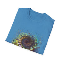 Temptation 2:  Colorful Spiral Art Unisex Softstyle T-Shirt, Casual Wear, Gift for Art Lovers, Eco-Friendly Tee, Summer Fashion