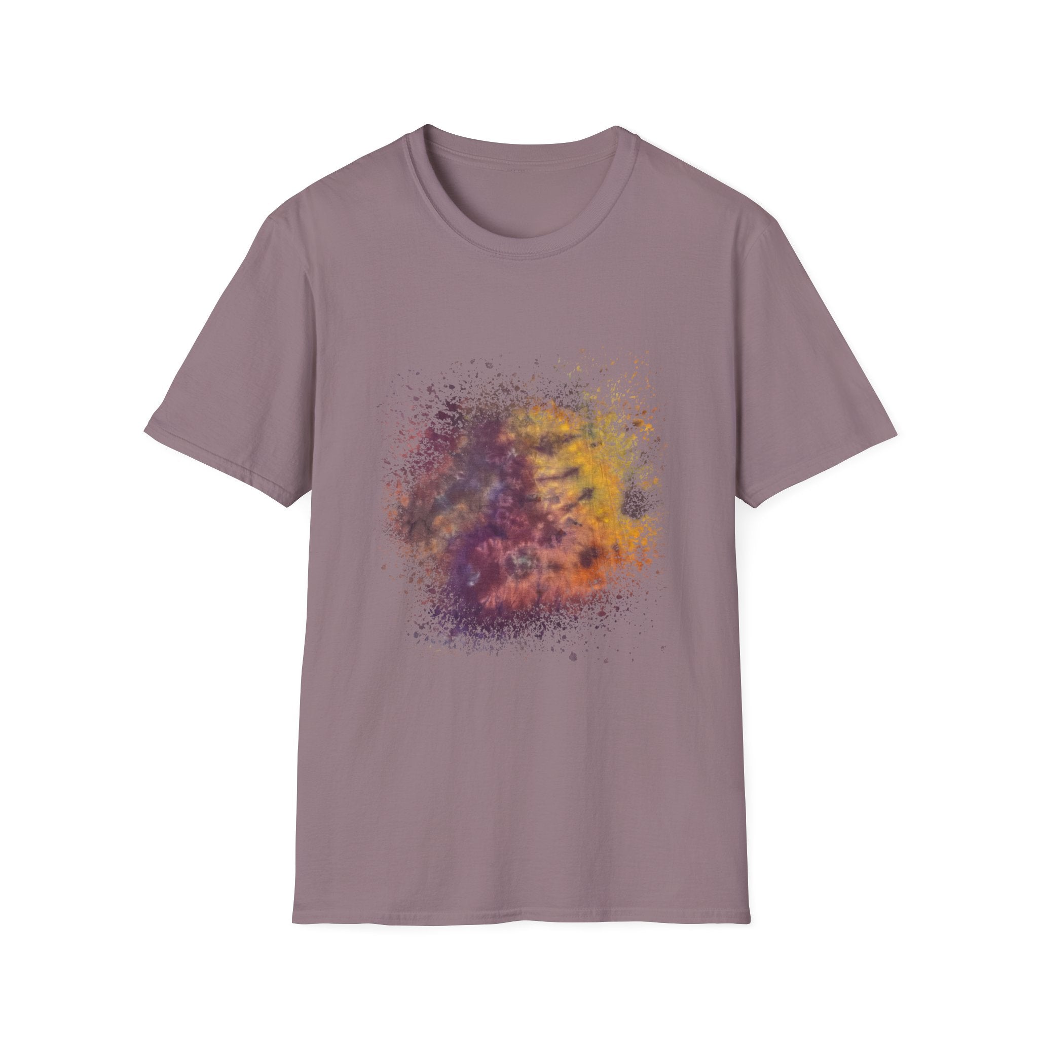 Amber Prerogative 2:  Colorful Splash Unisex Softstyle T-Shirt, Casual Wear, Gift for Art Lovers, Summer Fashion, Vibrant Graphic Tee